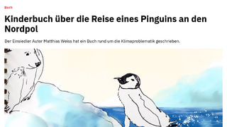 Kinderbuch über die Reise eines Pinguins an den Nordpol